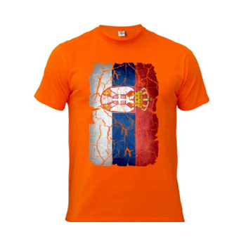 T-shirt Flag of Serbia-3